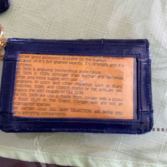 EEl Skin Coin Purse Pouch Id Wallet - Picture 2 of 3